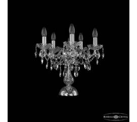 Настольная лампа Bohemia Ivele Crystal 1415L/5/141-39 Ni