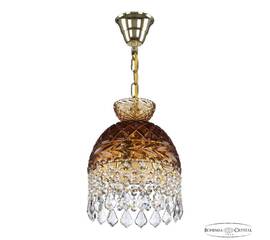 Подвесной светильник Bohemia Ivele Crystal 5478/22 G Amber/M-1F Leafs