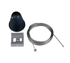 Набор для подвесного монтажа шинопроводов Uniel UFB-H41 Black 1 Polybag UL-00003666