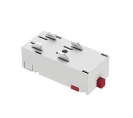 Прямой соединитель для шинопровода Denkirs TR2101-WH