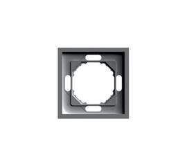 Рамка 1-местная Stekker Эмили PFR00-5001-09 антрацит soft touch 49936
