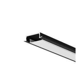 Алюминиевый профиль встраиваемый с накладным фланцем Maytoni Led Strip ALM-004-B-2M 632010