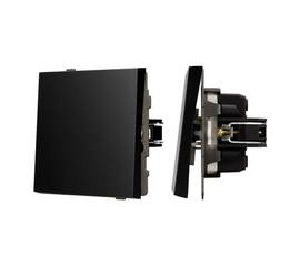 Механизм выключателя одноклавишный перекрёстный Arlight SWT-TENDO-MKX1-PL-BK (230V, 10A) 054055