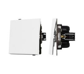 Механизм выключателя одноклавишный проходной Arlight SWT-TENDO-MKP1-PL-WH (230V, 10A) 054148