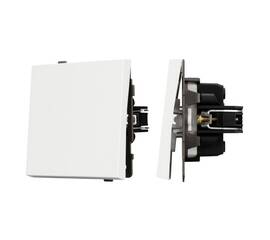 Механизм выключателя одноклавишный проходной Arlight SWT-TENDO-MKP1-SFPL-WH (230V, 10A) 054582