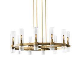 Подвесная люстра Delight Collection Ravelle MT8888-8H antique brass
