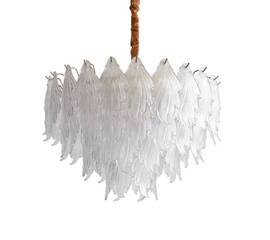 Подвесная люстра Delight Collection Crystal leaf 6489P/D800 gold/clear