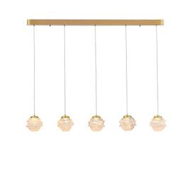 Подвесной светильник Delight Collection MD25030003-5B gold/clear