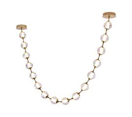 Подвесной светильник Delight Collection OD2437A-16 brass/clear
