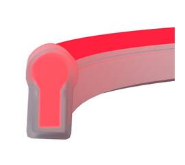 Гибкий неон Maytoni Led Strip 25x13 220В 8Вт/м Red IP65 50м 201233