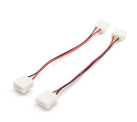 Комплект коннекторов Apeyron (2 клипсы с проводами) для одноцв светод ленты 12В ширина10мм IP65 09-1