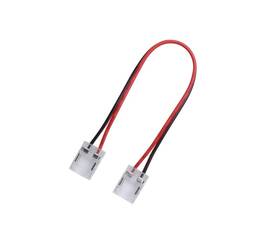 Комплект коннекторов Apeyron (2 клипсы с проводами) для одноцвсветодиодленты 12/24В COB, IP20 подлож