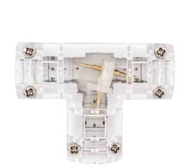 Коннектор Apeyron NO DARK для Т-образного соединения одноцветного светодиодного неона мини 10-81/82/