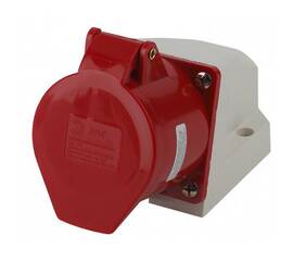 Розетка ЭРА R(OUT)-32-3P-PE-N-IP44 стационарная наружная 125 3Р+РЕ+N 32А 380В IP44 Б0032879