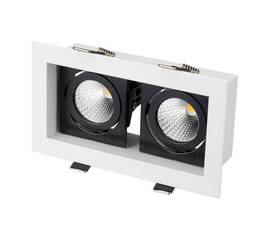Встраиваемый светодиодный светильник Arlight CL-Kardan-S180x102-2x9W Day 024129
