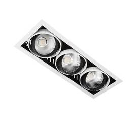 Встраиваемый светодиодный светильник Ambrella light Cardano T813 BK/CH 3*12W 4200K