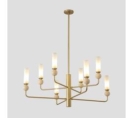 Люстра на штанге Crystal Lux SIMPLY SP8 BRASS