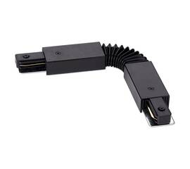 Коннектор гибкий для однофазного шинопровода WOLTA WTL-FC/01B Чёрный