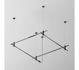 Основание квадратное двухуровневое на тросовых подвесах Hang для трековых светильников Maytoni Techn