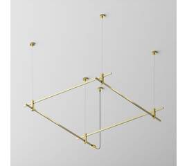 Основание квадратное двухуровневое на тросовых подвесах Hang для трековых светильников Maytoni Techn