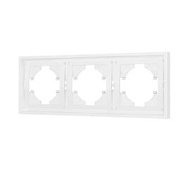 Рамка пластиковая на 3 поста Arlight FRM-TENDO-PL-3-WH 053843