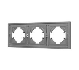 Рамка пластиковая на 3 поста Arlight FRM-TENDO-PL-3-GR 053845