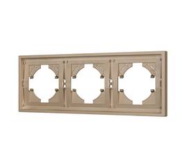 Рамка пластиковая на 3 поста Arlight FRM-TENDO-PL-3-GD 053846