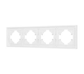 Рамка пластиковая на 4 поста Arlight FRM-TENDO-PL-4-WH 053847