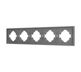 Рамка пластиковая на 5 постов Arlight FRM-TENDO-PL-5-GR 053853