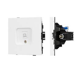 Механизм компьютерной розетки Arlight SCT-TENDO-MPC1-PL-WH (RJ-45, CAT6) 054098