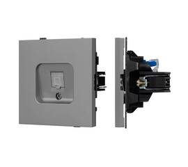 Механизм компьютерной розетки Arlight SCT-TENDO-MPC1-PL-GR (RJ-45, CAT6) 054105