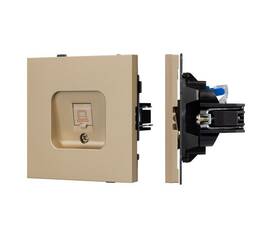 Механизм компьютерной розетки Arlight SCT-TENDO-MPC1-SFPL-GD (RJ-45, CAT6) 054592