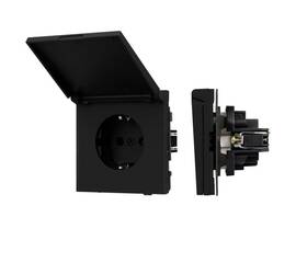 Механизм розетки влагозащищённый SCT-TENDO-MCP-SFPL-BK (230V, 16A) 054599