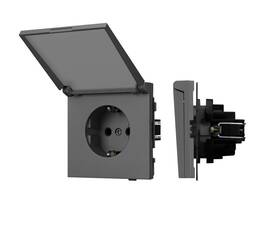 Механизм розетки влагозащищённый SCT-TENDO-MCP-SFPL-GR (230V, 16A) 054601