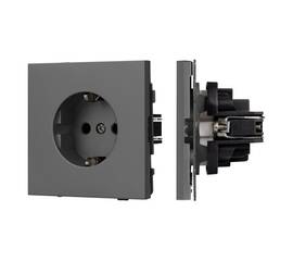 Механизм электрической розетки Arlight SCT-TENDO-MEU1-SFPL-GR (230V, 16A) 054640
