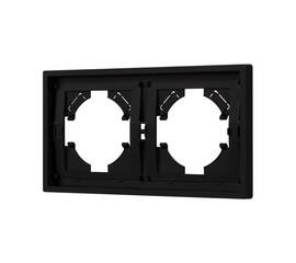 Рамка пластиковая на 2 поста Arlight FRM-TENDO-SFPL-2-BK 054646