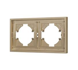 Рамка пластиковая на 2 поста Arlight FRM-TENDO-SFPL-2-GD 054647