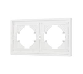 Рамка пластиковая на 2 поста Arlight FRM-TENDO-SFPL-2-WH 054649