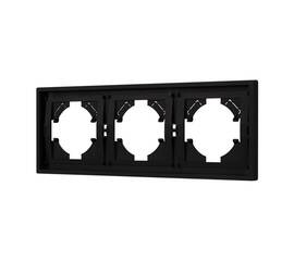 Рамка пластиковая на 3 поста Arlight FRM-TENDO-SFPL-3-BK 054650