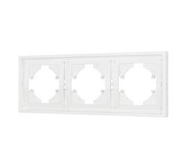 Рамка пластиковая на 3 поста Arlight FRM-TENDO-SFPL-3-WH 054653
