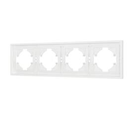 Рамка пластиковая на 4 поста Arlight FRM-TENDO-SFPL-4-WH 054656