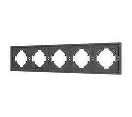 Рамка пластиковая на 5 постов Arlight FRM-TENDO-SFPL-5-GR 054659