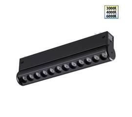 Трековый светодиодный светильник с переключателем цветовой темперетуры Novotech Port Vector 359946