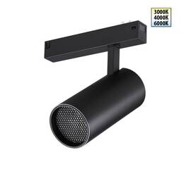 Трековый светодиодный светильник с переключателем цветовой темперетуры Novotech Port Vector 359960