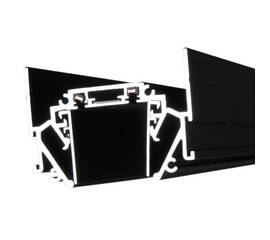 Магнитный шинопровод для натяжных потолков (гарпун) Reluce RL 06300 track rail 3000mm BK