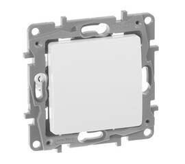 Выключатель одноклавишный Legrand Etika 10A 250V белый 672201