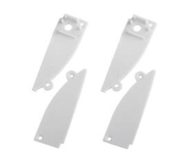 Набор заглушек Эра 9818-3 профиля 9818 2шт глухие 2шт с отверстием