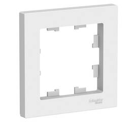 Рамка 1 пост Systeme Electric ATLASDESIGN, белый