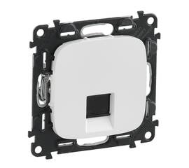 Информационная розетка RJ45 Legrand Valena Allure белая 753740
