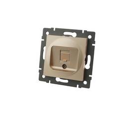 Механизм компьютерной розетки Arlight SCT-MPC1-PL-GD-V (RJ-45, CAT6) 049849